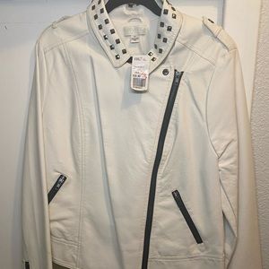 Forever 21 pleather jacket with studs